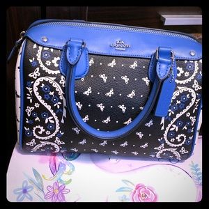 Mini coach butterfly satchel